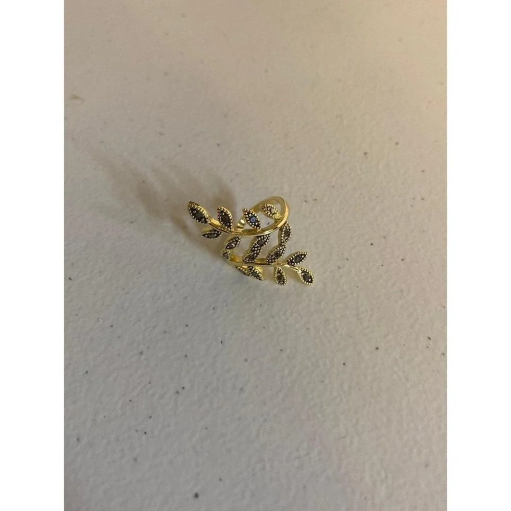 Boho‎ Hematite Vine Ring